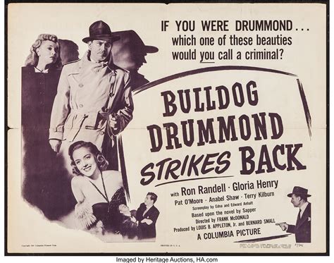 Bulldog Drummond Strikes Back!, A Mystery Filled With Espionage and Dashing Heroics!