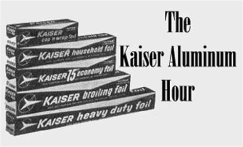  The Kaiser Aluminum Hour! Une exploration nostalgique de la télévision des années 50